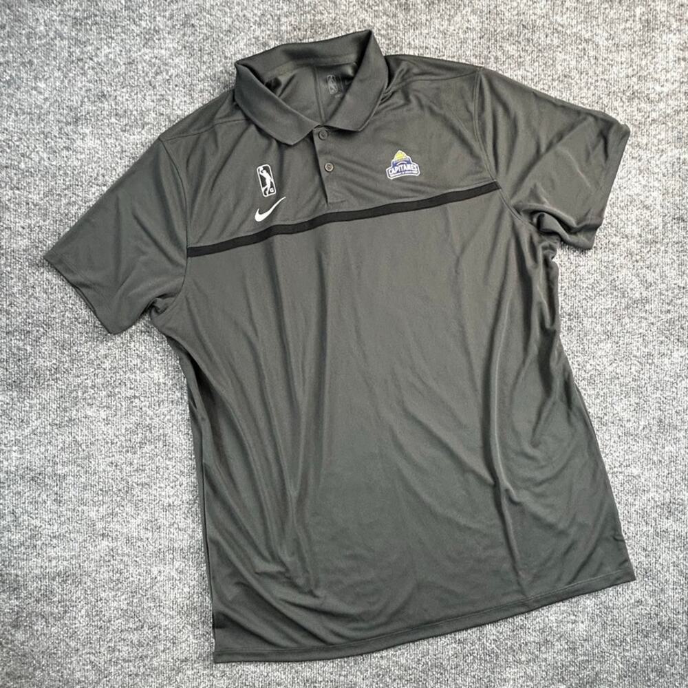 Nike Capitanes CDMX NBA G League Polo Men’s XL Tall Gray NWT Rare